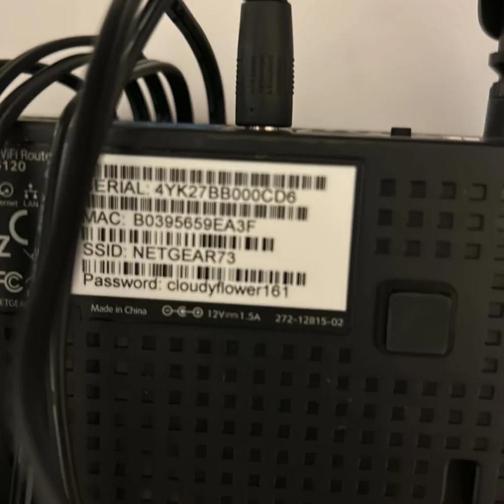 NETGEAR WiFi Router (R6120) - AC1200 Dual Band WiFi Router - Preowned - Picture 2 of 3